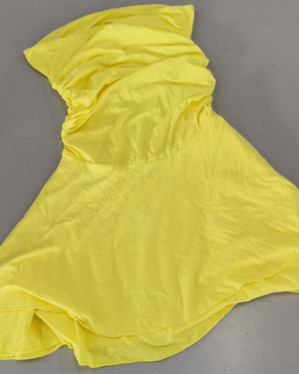 Y2K Tube-top Short Dress Summer Sexy Pleated Tight Dresses For Womens