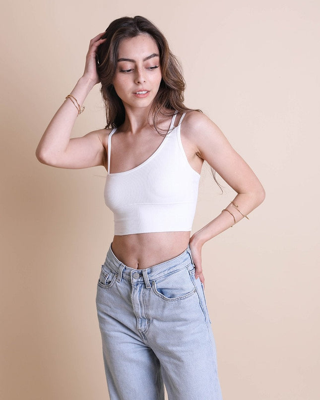 Offset Shoulder Brami Top
