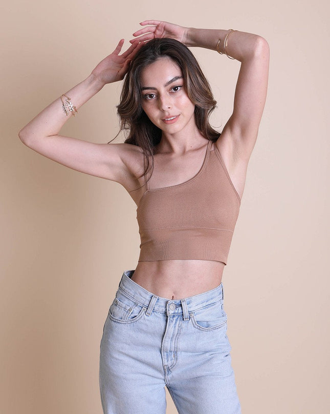 Offset Shoulder Brami Top