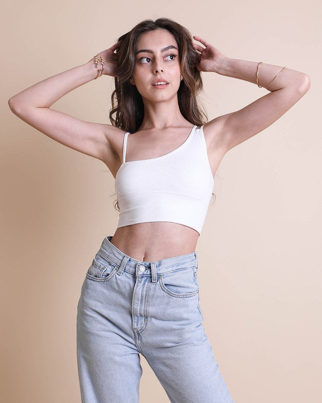 Offset Shoulder Brami Top